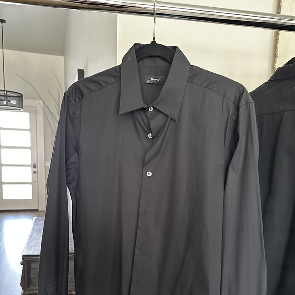 Black Theory Button Up Shirt Medium (Worn by Manny Montana/Rio Good Girls) - Picture 1 of 3